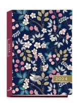 Opakowanie Terminarz 2024 A5 dzienny kolorowy kwiaty