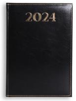 Opakowanie Terminarz 2024 A5 dzienny Madrid - czarny