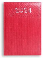 Opakowanie Terminarz 2024 A5 dzienny Milano - czerwony