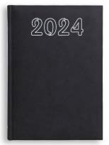 Opakowanie Terminarz 2024 A5 dzienny Standard - czarny