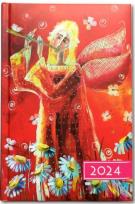 Opakowanie Terminarz 2024 B6 dzienny - anioł