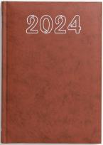 Opakowanie Terminarz 2024 B6 dzienny - brązowy