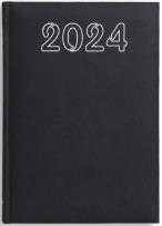 Opakowanie Terminarz 2024 B6 dzienny - czarny