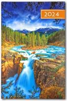 Opakowanie Terminarz 2024 B6 dzienny - góry i woda