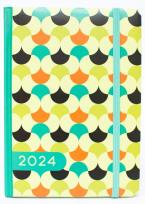 Opakowanie Terminarz 2024 tygodniowy B6+ kwiaty MIX