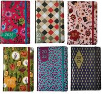 Opakowanie Terminarz 2025 dzienny A5 lakier z gumką MIX