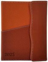 Opakowanie Terminarz 2025 tygodniowy A6+ 2 kolory Waran brąz