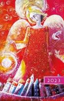 Opakowanie Terminarz Anioł kolorowy A5 r. 2023