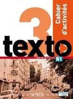 Okładka książki Texto 3 zeszyt ćwiczeń HACHETTE