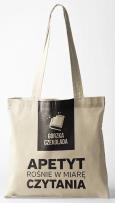 Opakowanie Torba eko kremowa. Apetyt rośnie w miarę czytania