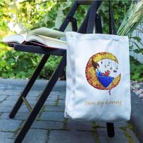 Opakowanie Torba na zakupy z kieszonką Księżyc Shopperka