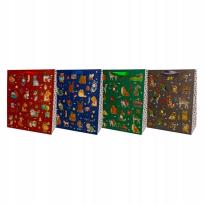 Opakowanie Torba prezentowa 26x32cm Świąteczne Psy mix