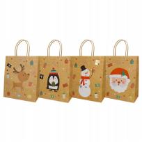 Opakowanie Torba prezentowa 32x42cm Kraft mix