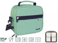 Opakowanie Torba termiczna Milan SERIA 1918 z 3 pojemnikami na lunch zielona 3,5l