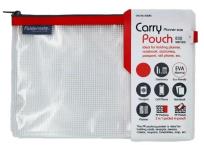 Opakowanie Torebka na zamek 24x17cm Mesh Eva czerwona