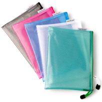 Opakowanie Torebka na zamek A5 Mesh Eva paczka 5 szt. mix