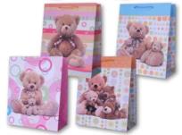 Opakowanie Torebka ozdobna laminowana PL-6 średnia misie