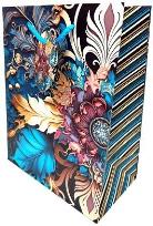 Opakowanie Torebka ozdobna matowa 18x23x10cm vintage GB23127