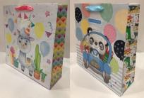 Opakowanie Torebka ozdobna Oczy duża kwadrat Lama/Panda FRESH