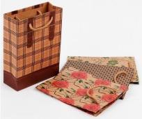 Opakowanie Torebka papierowa Craft mała Ornament MIX