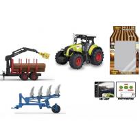 Opakowanie Traktor z dwiema przyczepami i dźwiękiem