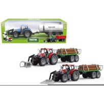 Opakowanie Traktor z przyczepą z drewnem