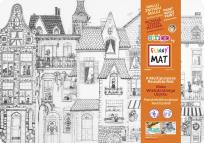 Opakowanie Transparentna mata Strigo Funny Mat Budynki sąsiedzi 68x48 cm