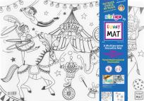 Opakowanie Transparentna mata Strigo Funny Mat Circus 48x33.5 cm