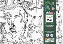 Opakowanie Transparentna mata Strigo Funny Mat Leniwce 48x33.5 cm