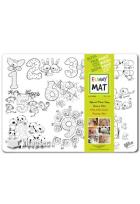 Opakowanie Transparentna mata Strigo Funny Mat Liczby 68x48 cm