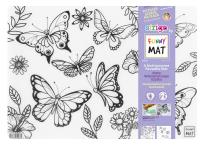 Opakowanie Transparentna mata Strigo Funny Mat Motylki 48x33.5 cm