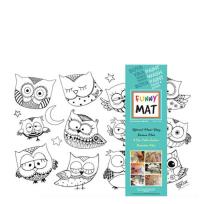 Opakowanie Transparentna mata Strigo Funny Mat Sowy 68x48 cm