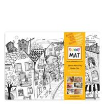 Opakowanie Transparentna mata Strigo Funny Mat Ulica 68x48 cm