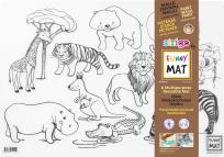 Opakowanie Transparentna mata Strigo Funny Mat Zwierzęta Dzikie 48x33.5 cm