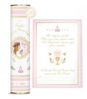 Opakowanie Tuba Pamiątka Komunijna różowa