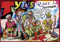 Okładka książki Tytus, Romek I A’tomek W Bitwie Warszawskiej 1920 Roku Z Wyobraźni Papcia Chmiela Narysowani