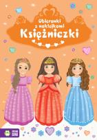 Okładka książki Ubieranki z naklejkami Księżniczki
