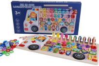 Opakowanie Układanka auto drewniane