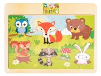 Opakowanie Układanka drewno - zwierzęta leśne