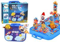 Opakowanie Układanka Kosmos DIY walizka 228el