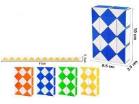 Opakowanie Układanka magiczny wąż 24 klocki MIX