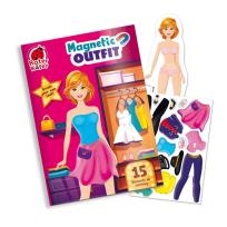 Opakowanie Układanka magnetyczna Modna dziewczyna