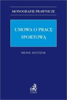 Okładka książki Umowa o pracę sportową