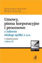 Okładka książki Umowy, pisma korporacyjne i procesowe...+ CD