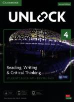 Okładka książki Unlock Level 4 Reading, Writing and Critical Thinking Student's Book with Digital Pack