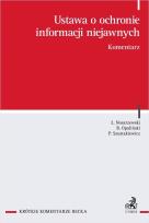 Okładka książki Ustawa o ochronie informacji niejawnych. Komentarz