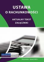 Okładka książki Ustawa o rachunkowości - styczeń 2025