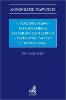 Okładka książki Ustawowe prawo do odstąpienia od umowy dystrybucji