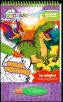 Okładka książki Uwaga, Dinozaur! Lubię Dinozaury. Wodne kolorowanie