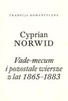 Okładka książki Vade-mecum i pozostałe wiersze z lat 1865-1883